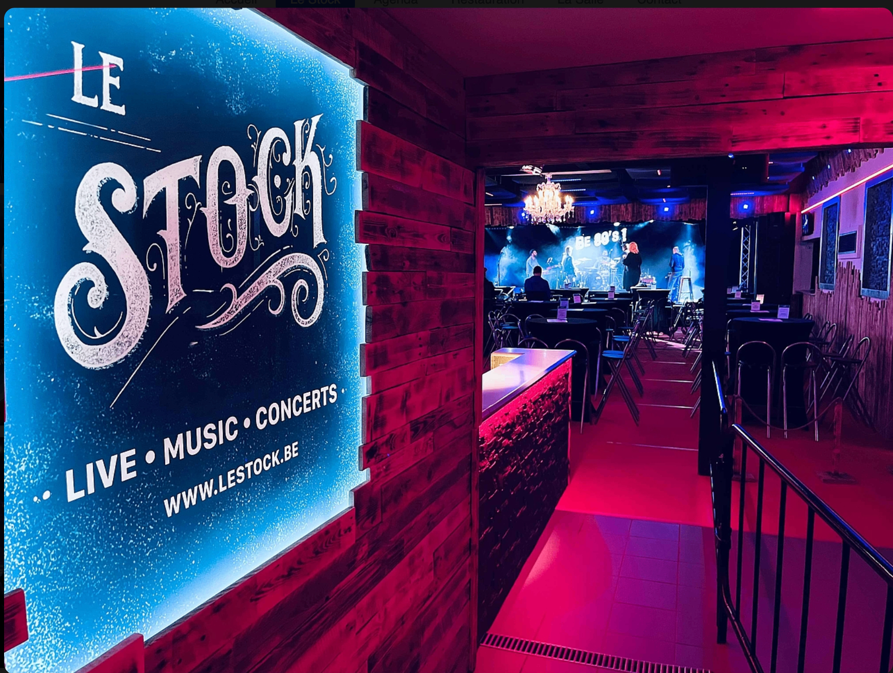Le Stock - Entrée de la salle